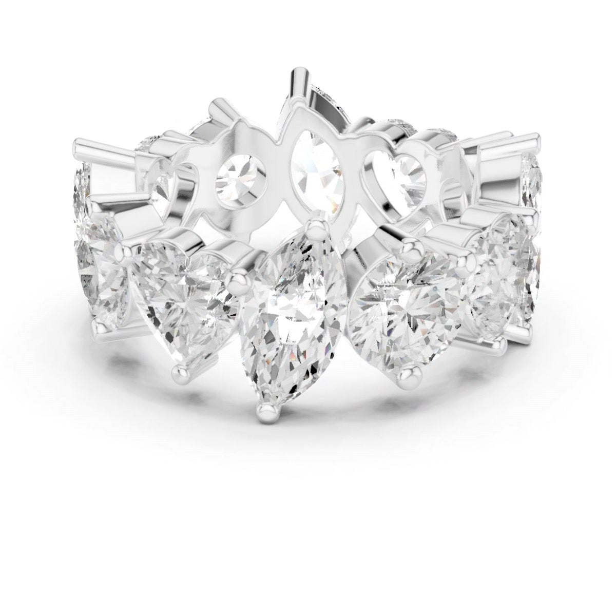 Bold Pear Eternity Band — still from the supplied digital video render
