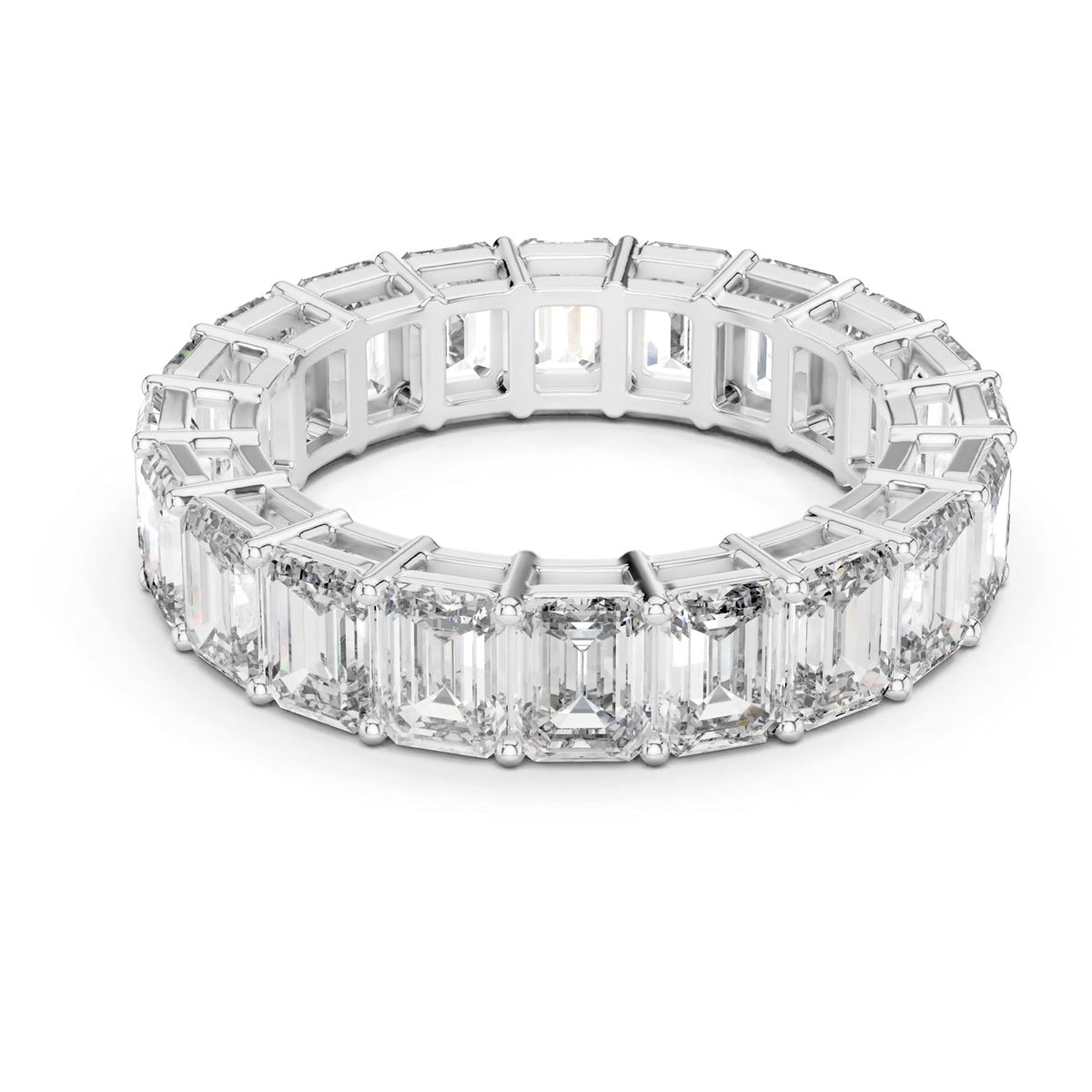 Emerald-Cut Eternity Band — still from the supplied digital video render