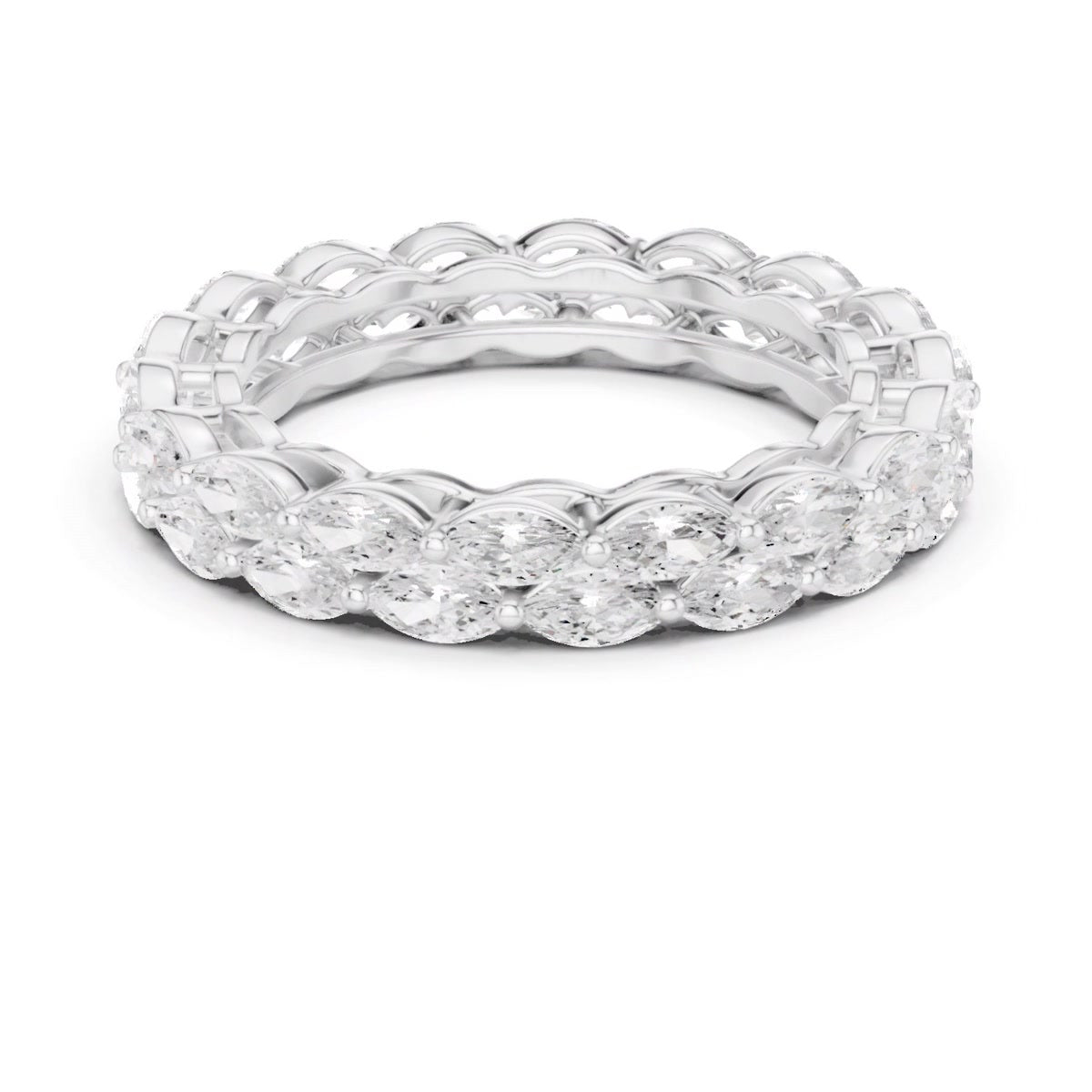 Oval Link Eternity Band — still from the supplied digital video render