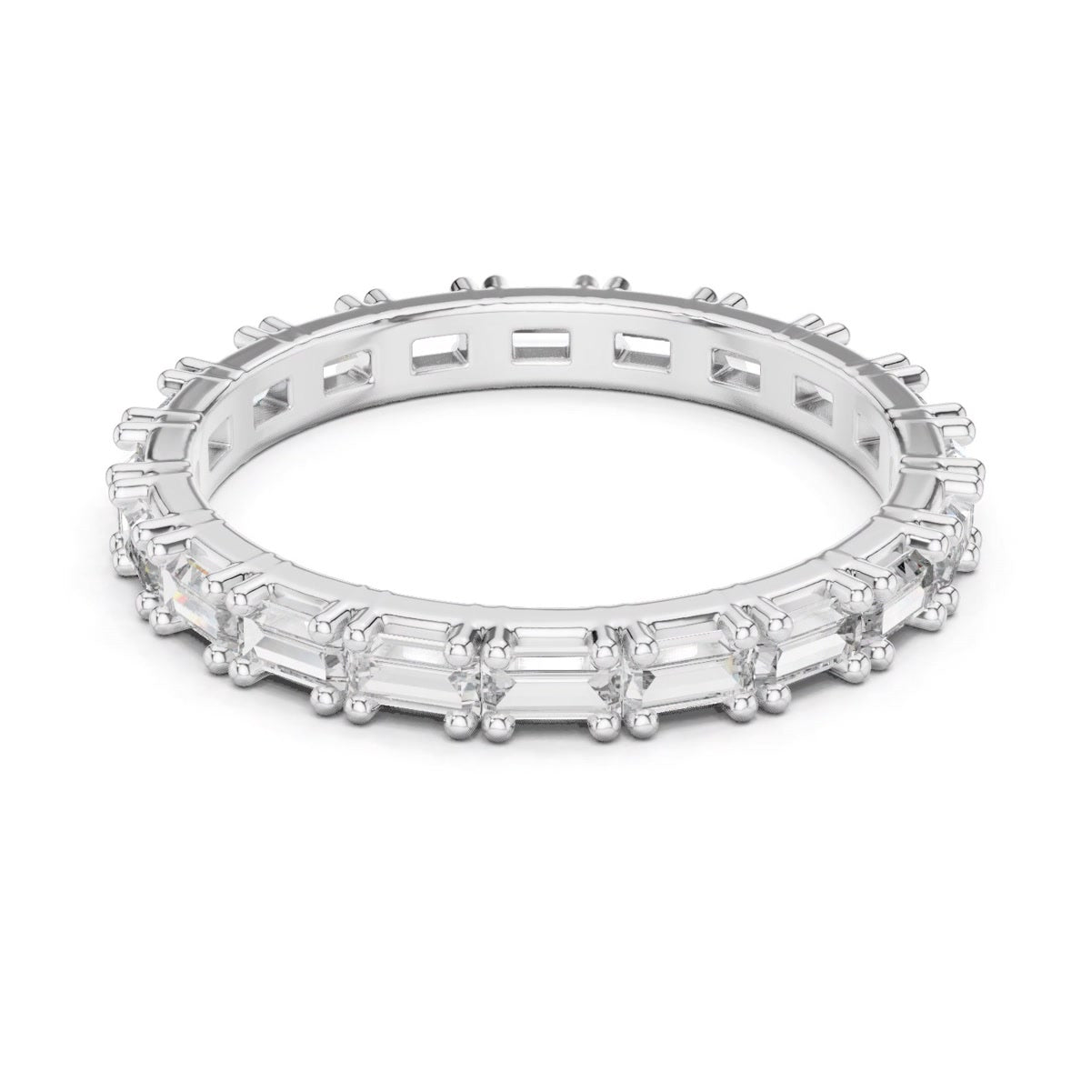 Rectangular Bar-Set Eternity Band — still from the supplied digital video render