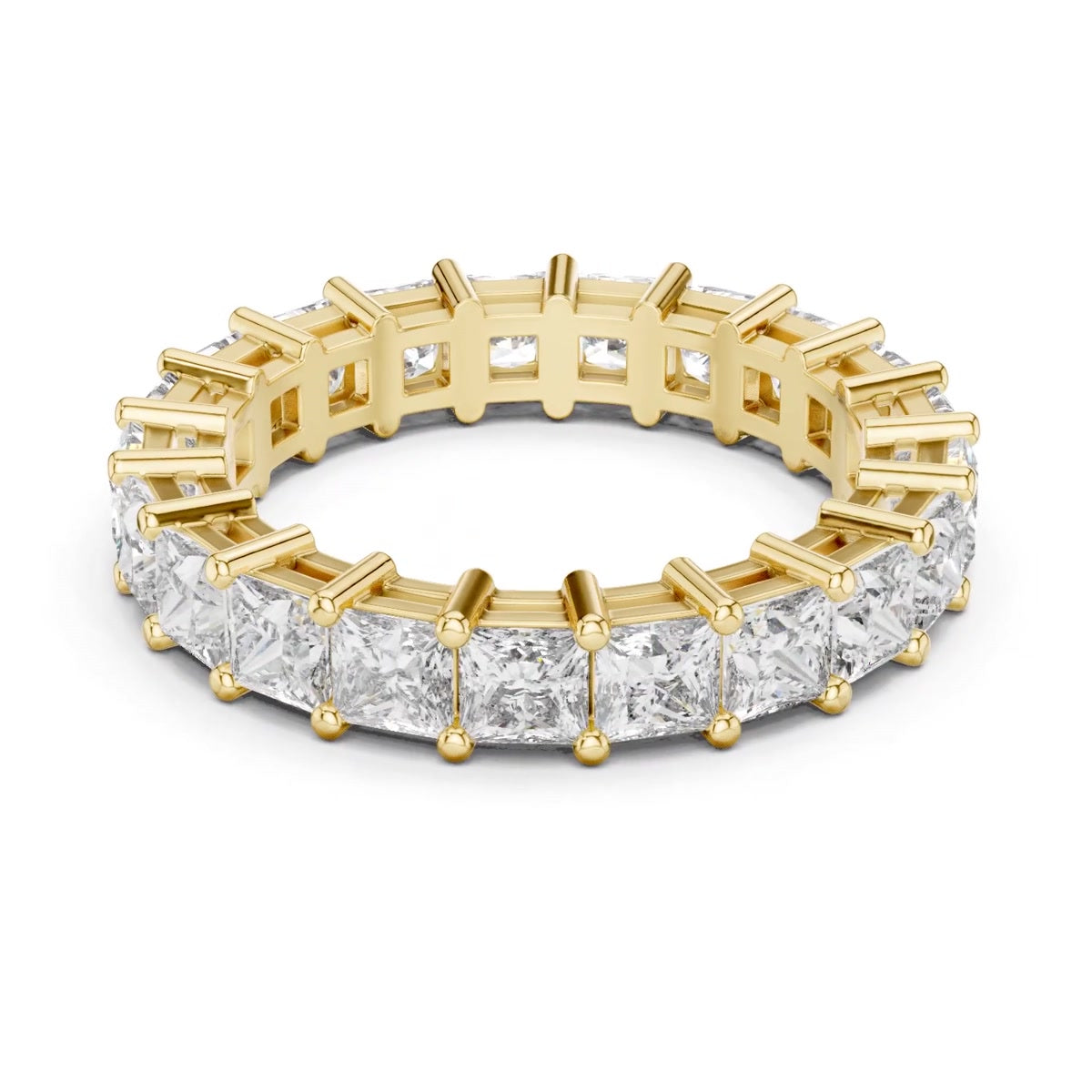 Square-Setting Eternity Band — still from the supplied digital video render