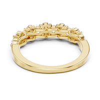 Round Half-Eternity Band — digital render, view 3