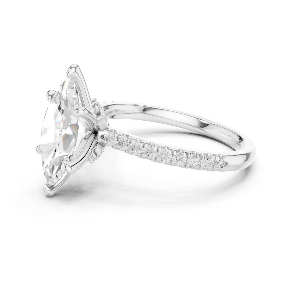 Marquise Ring — digital render, view 1
