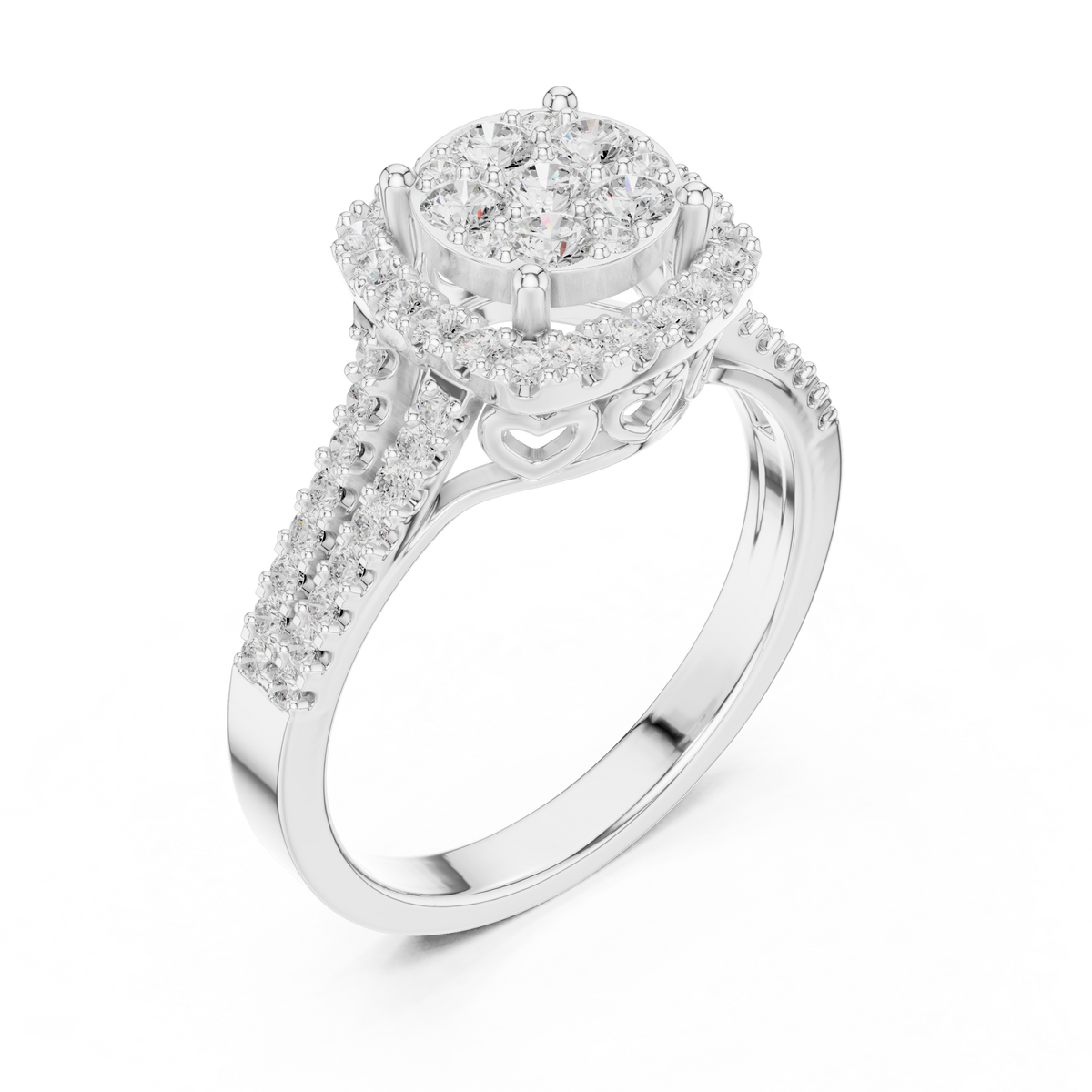 LH-1818 — supplied ring render | Finish: Rhodium | source DDLR-454