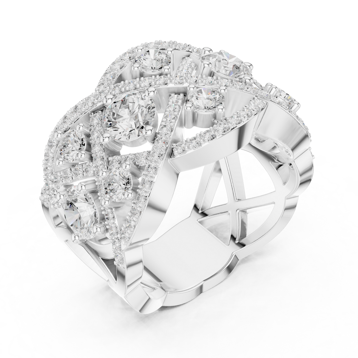 LH-1824 — supplied ring render | Finish: Rhodium | source DDLR-460