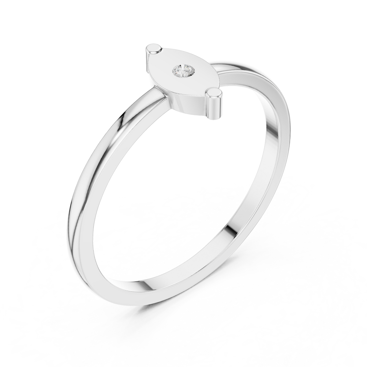 LH-1830 — supplied ring render | Finish: Rhodium | source DDLR-466