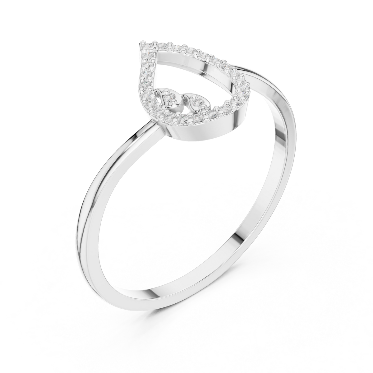 LH-1833 — supplied ring render | Finish: Rhodium | source DDLR-469