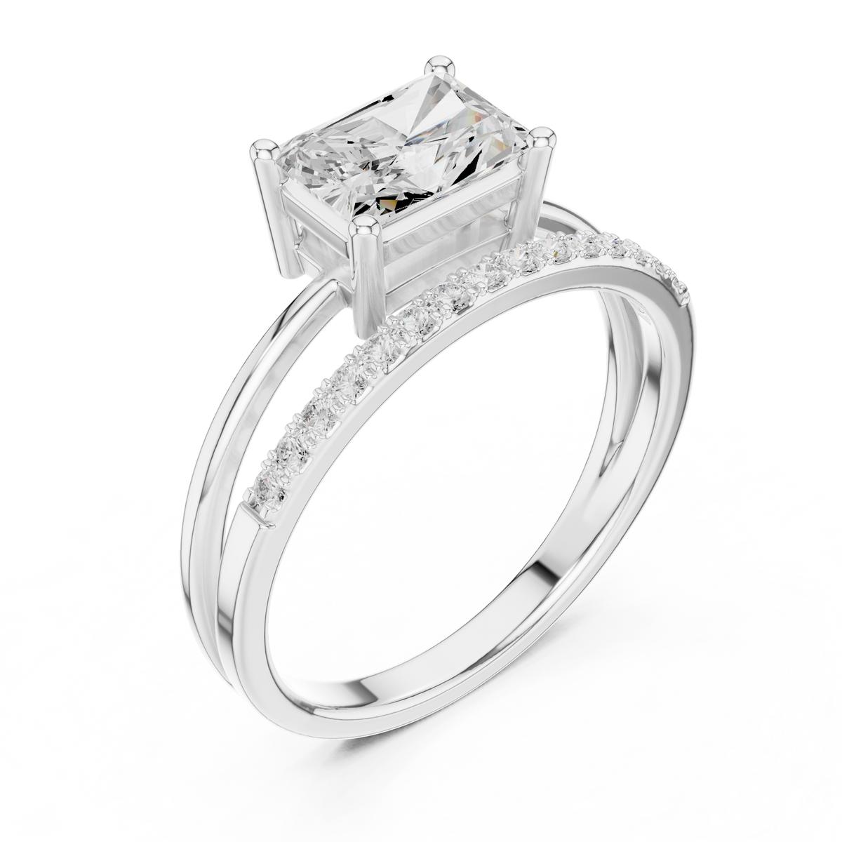 LH-1835 — supplied ring render | Finish: Rhodium | source DDLR-471