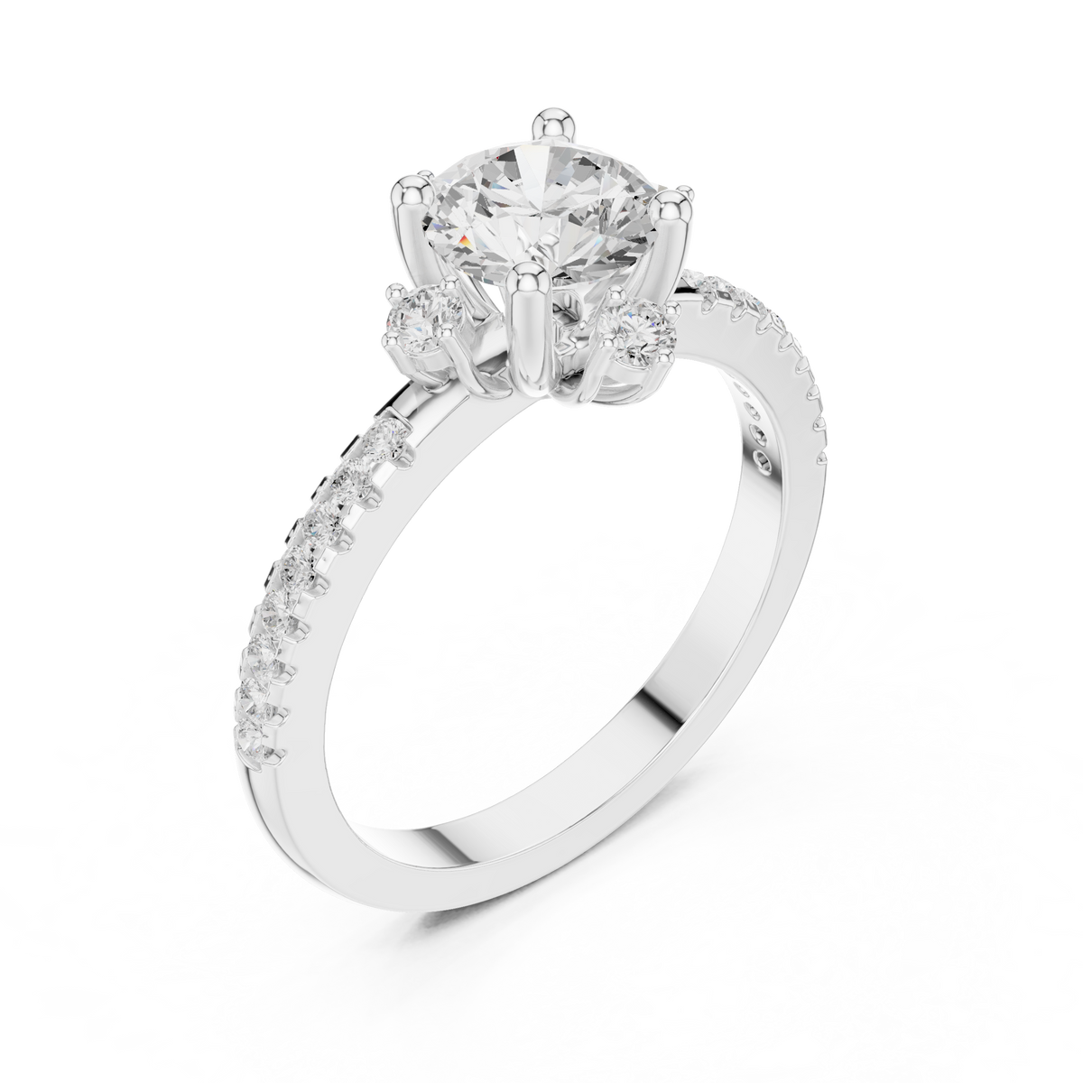 LH-1852 — supplied ring render | Finish: Rhodium | source DDLR-325
