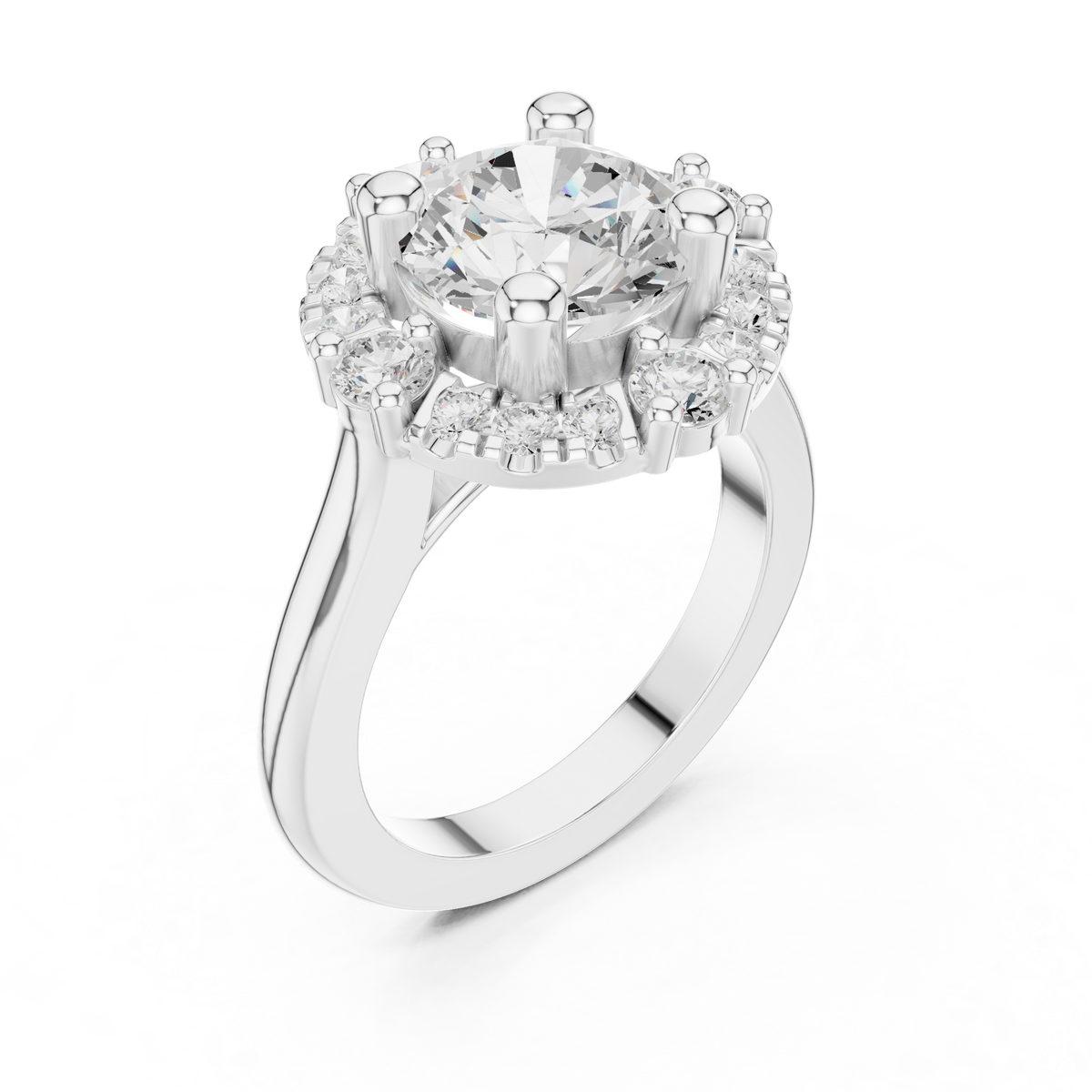 LH-1857 — supplied ring render | Finish: Rhodium | source DDLR-330
