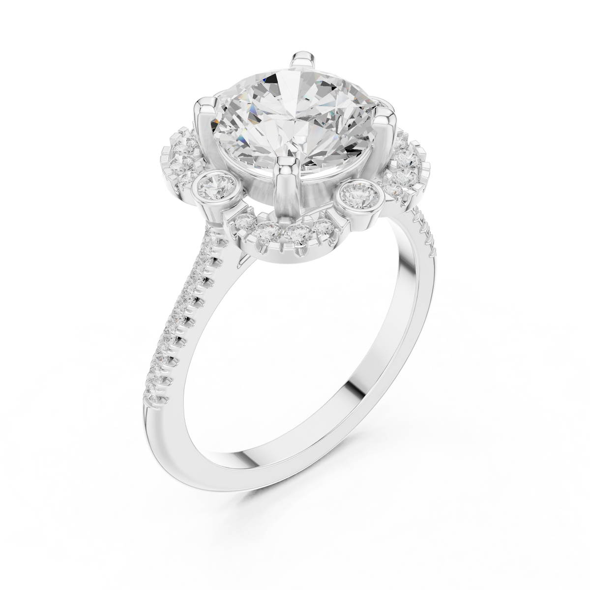 LH-1858 — supplied ring render | Finish: Rhodium | source DDLR-331