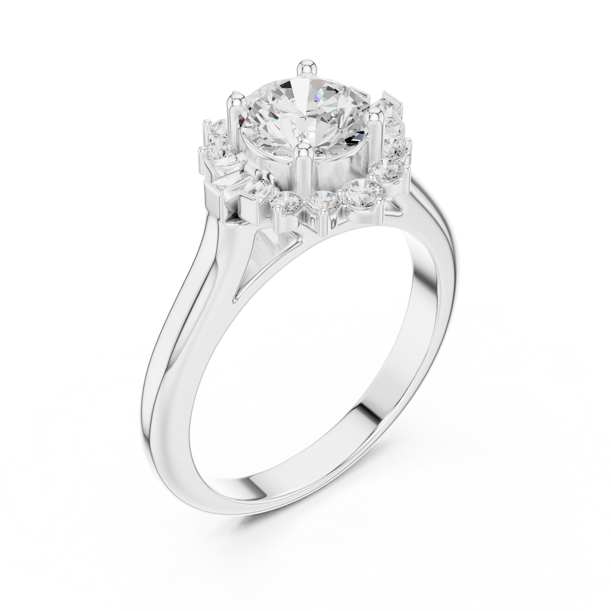 LH-1861 — supplied ring render | Finish: Rhodium | source DDLR-334