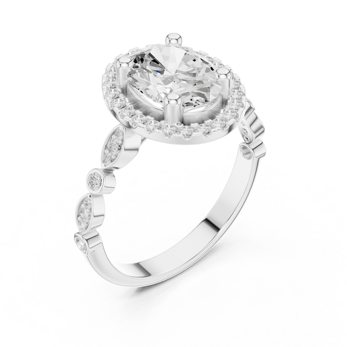 LH-1867 — supplied ring render | Finish: Rhodium | source DDLR-340
