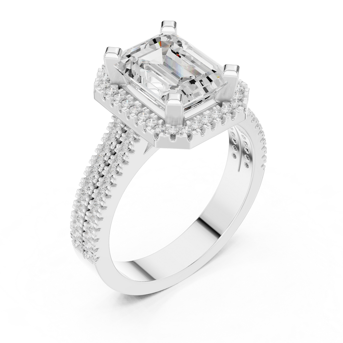 LH-1868 — supplied ring render | Finish: Rhodium | source DDLR-341