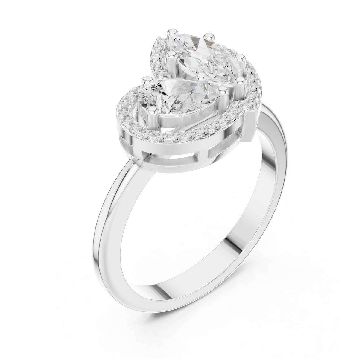 LH-1878 — supplied ring render | Finish: Rhodium | source DDLR-531
