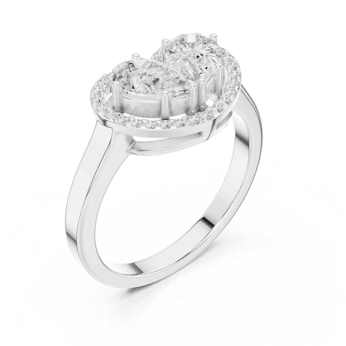 LH-1880 — supplied ring render | Finish: Rhodium | source DDLR-533