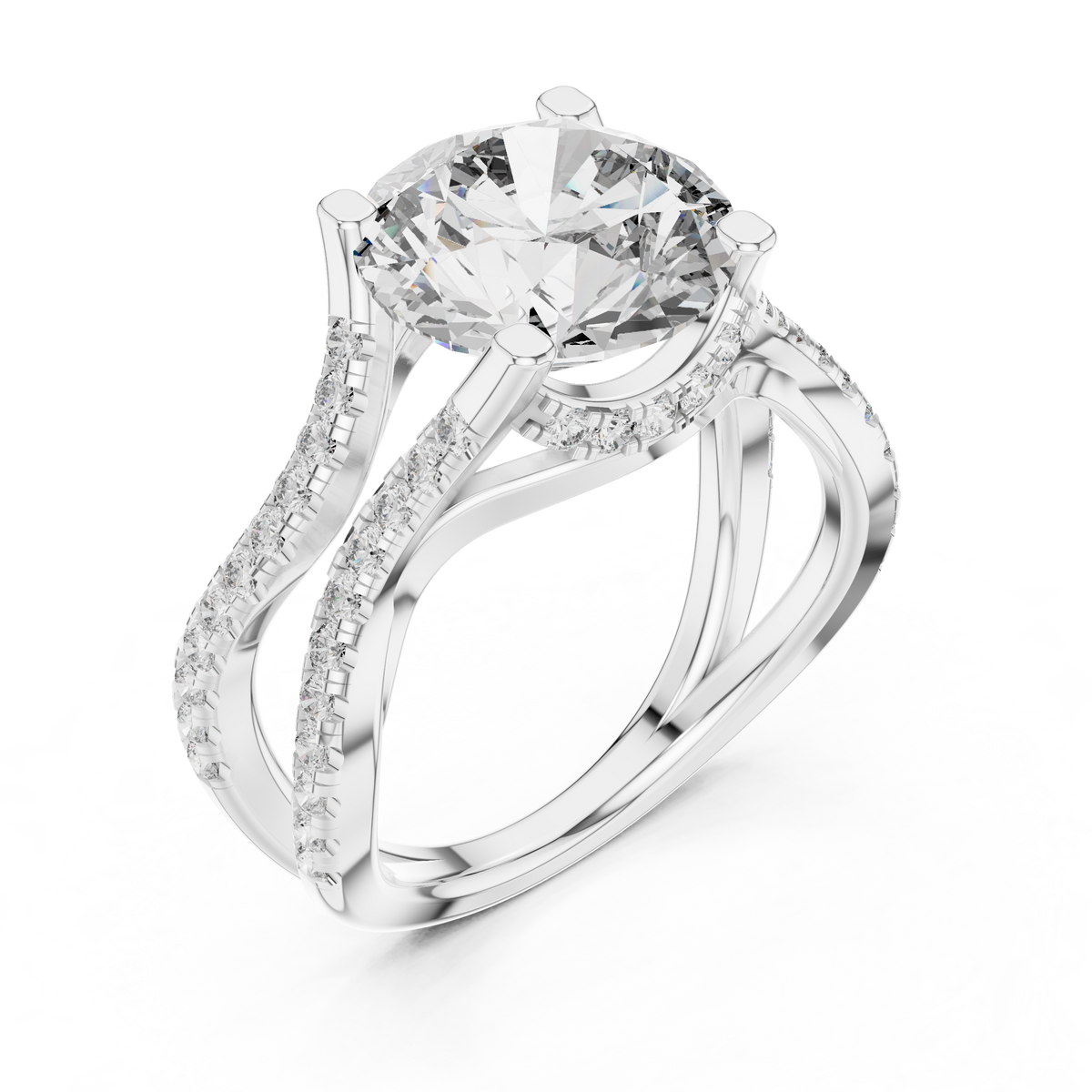 LH-1905 — supplied ring render | Finish: Rhodium | source DDLR-155