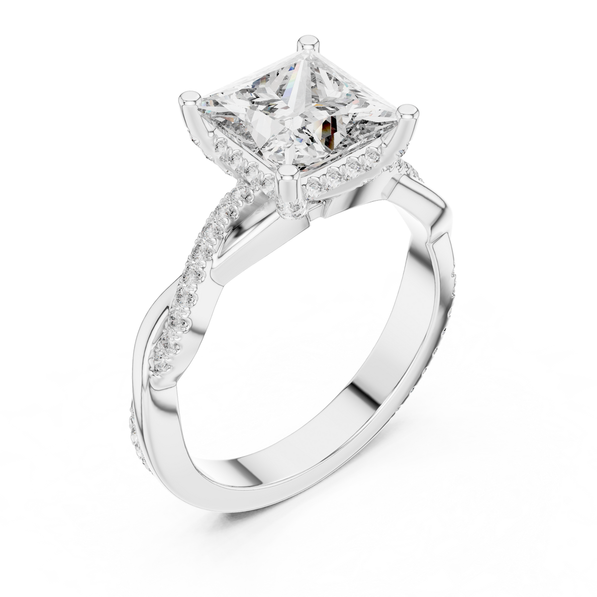 LH-1910 — supplied ring render | Finish: Rhodium | source DDLR-160