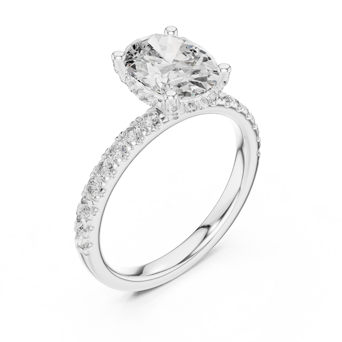 LH-1911 — supplied ring render | Finish: Rhodium | source DDLR-161