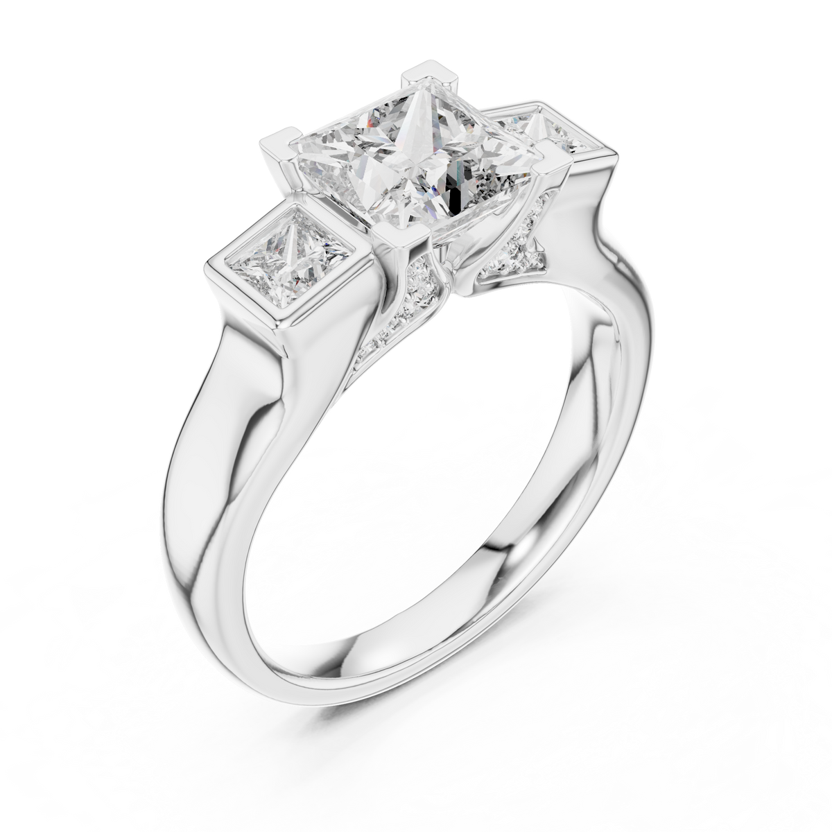 LH-1928 — supplied ring render | Finish: Rhodium | source DDLR-178