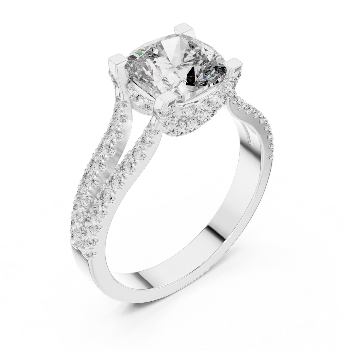 LH-1932 — supplied ring render | Finish: Rhodium | source DDLR-182