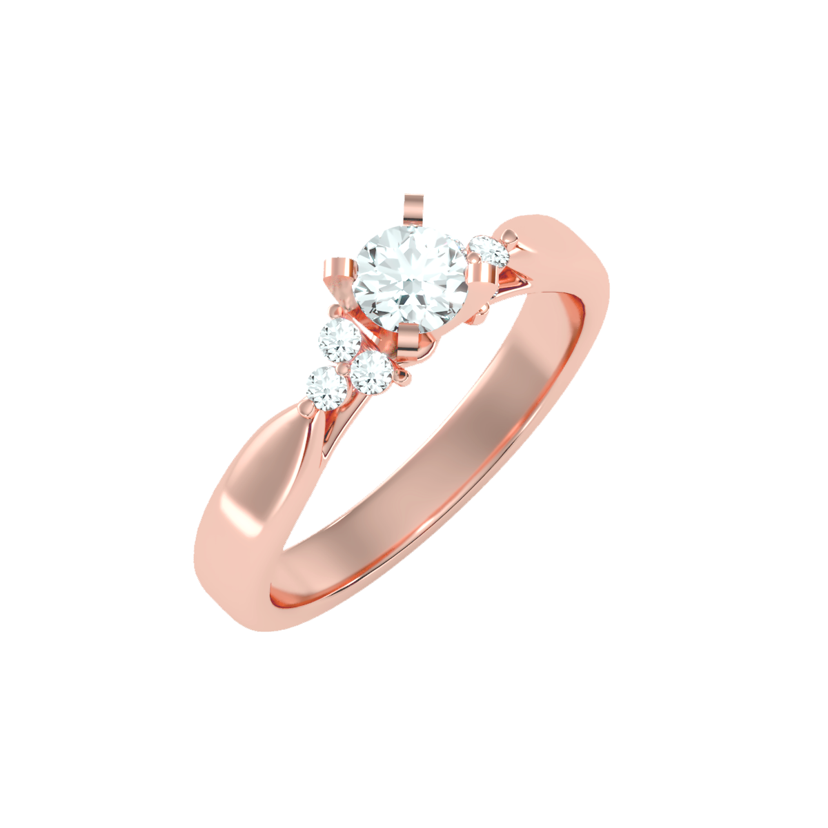LH-233 — digital ring design render, view 1