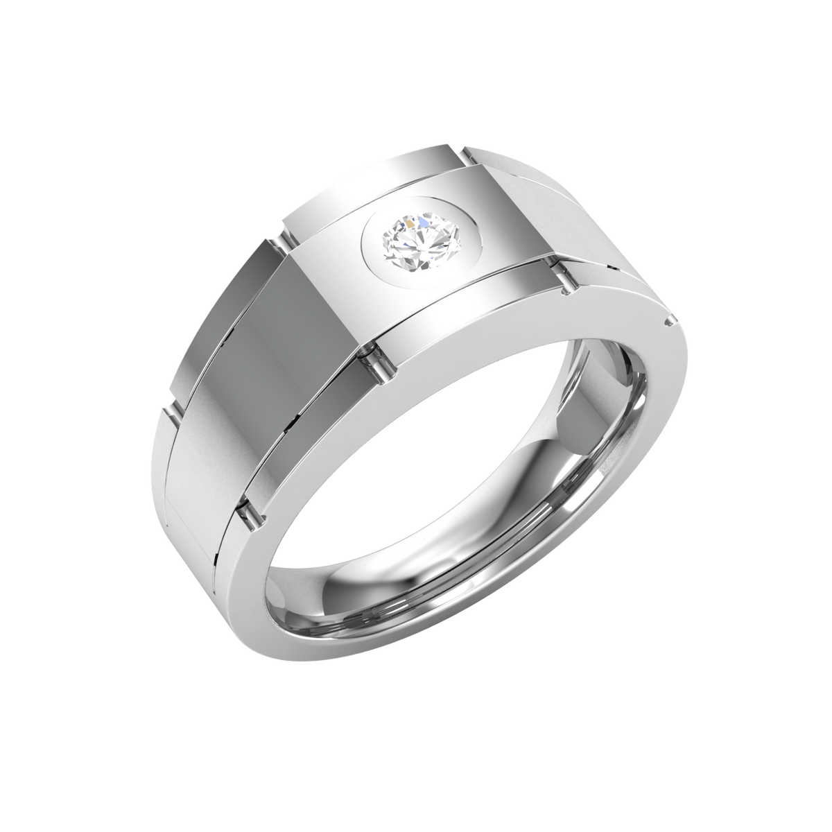 LH-319 — digital ring design render, view 1