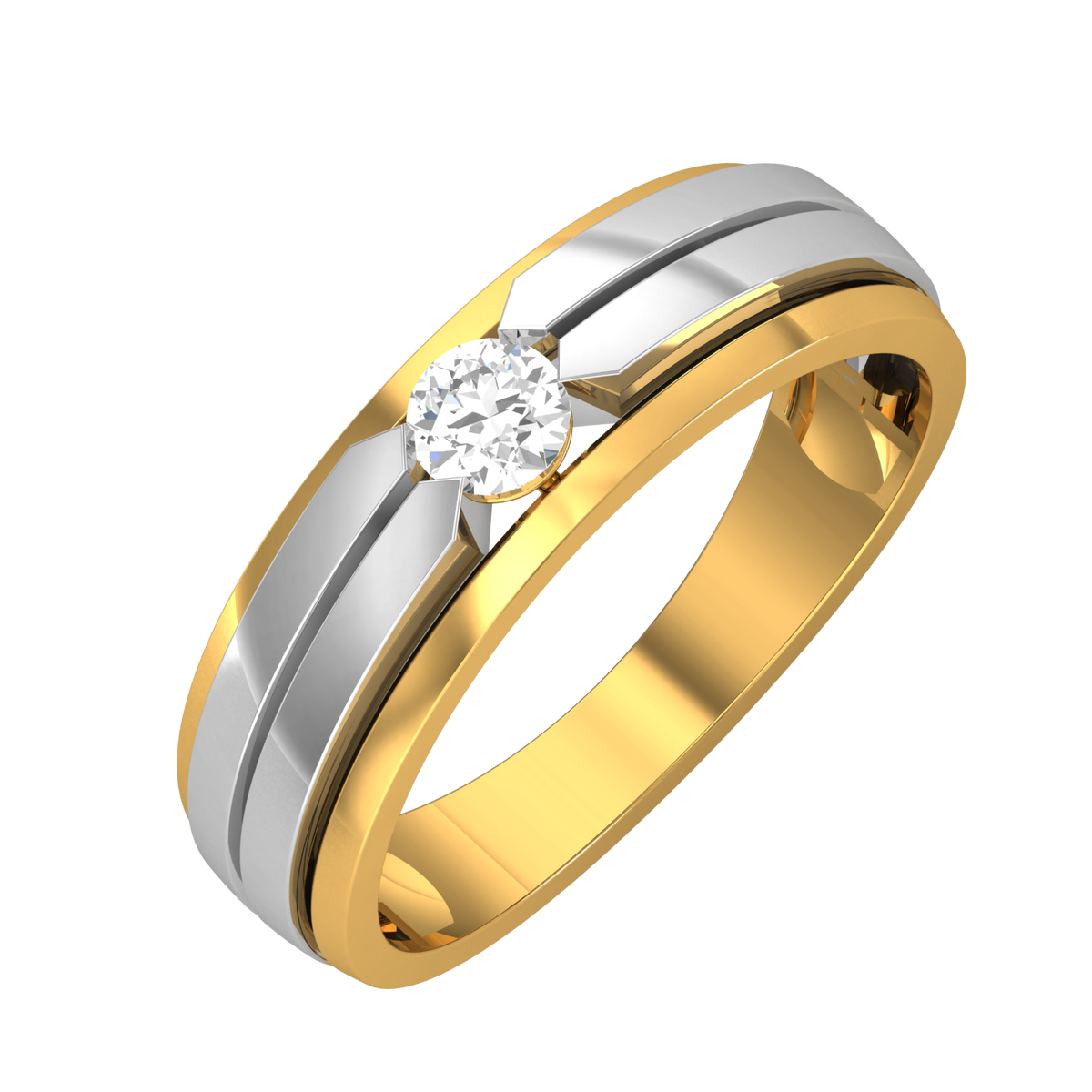 LH-338 — digital ring design render, view 1