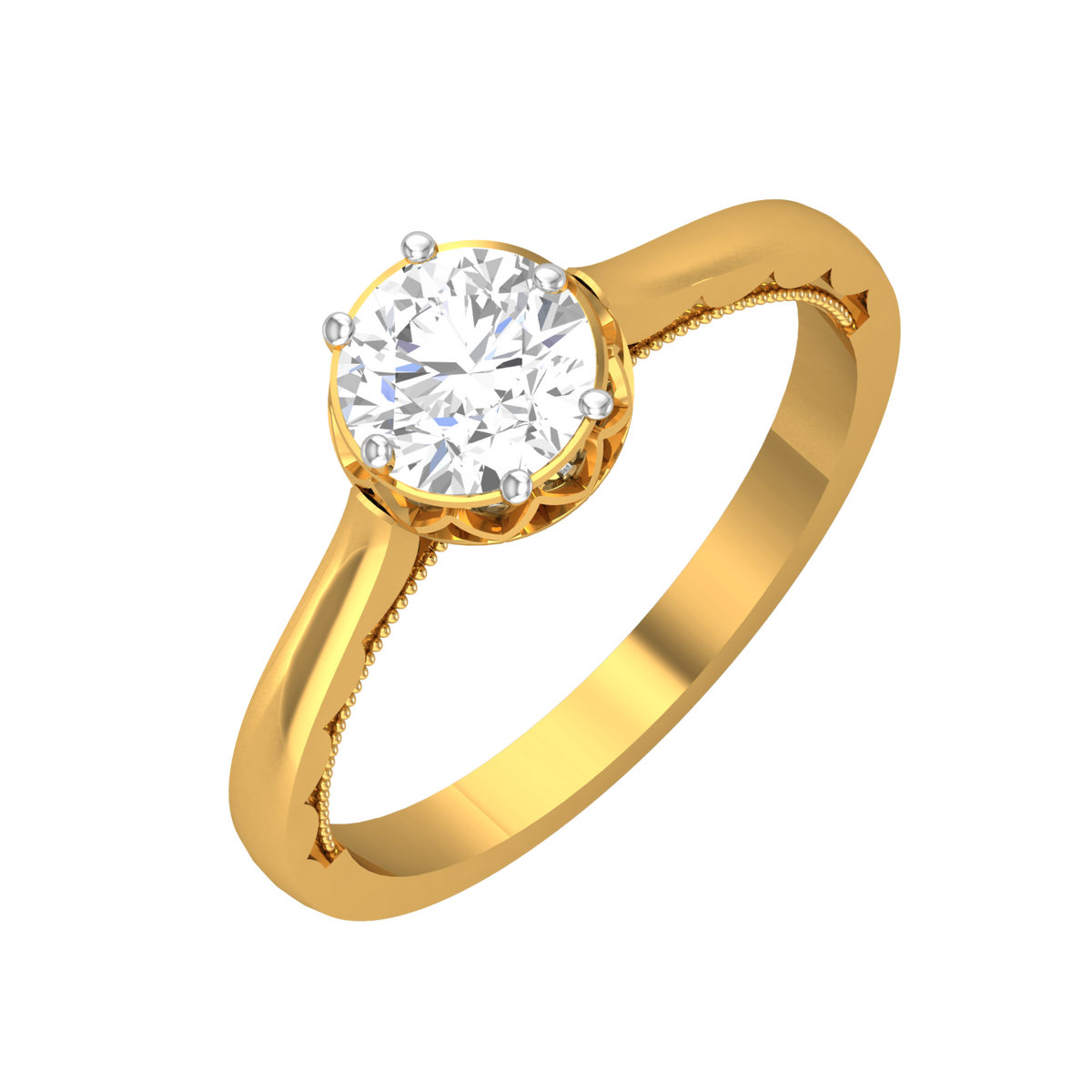LH-340 — digital ring design render, view 1