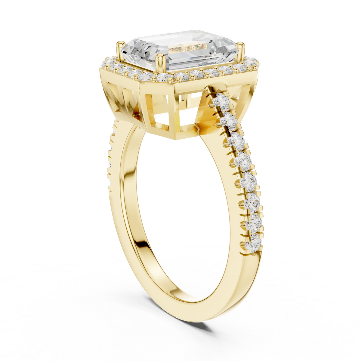 LH-590 — digital ring design render, view 1