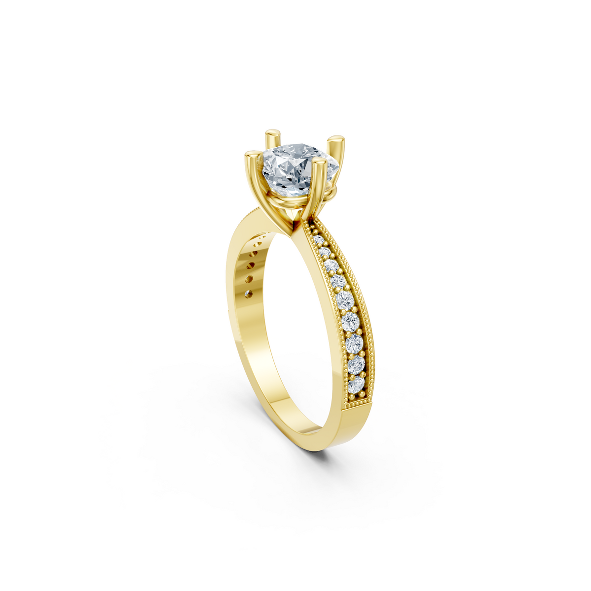 LH-657 — digital ring design render, view 1