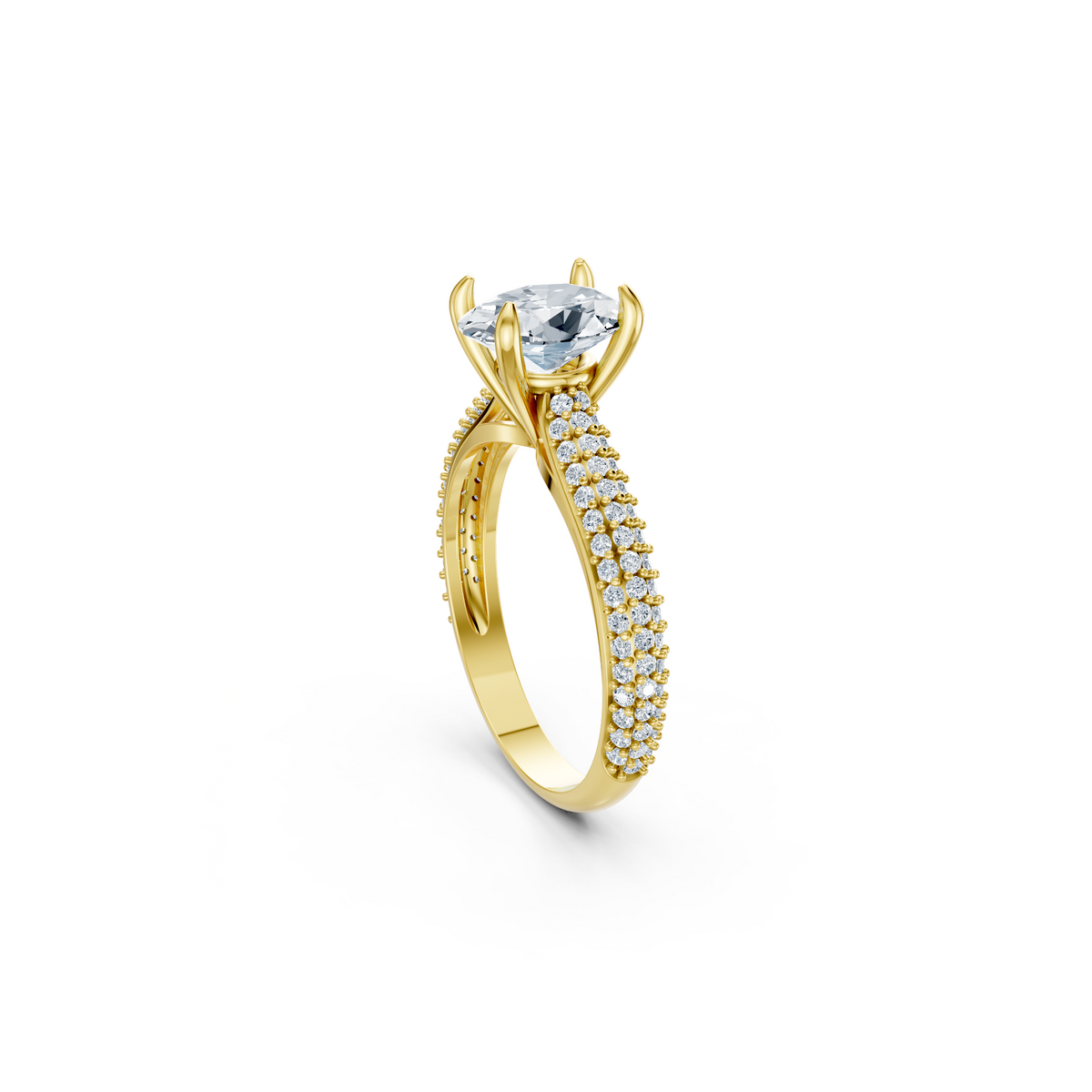 LH-661 — digital ring design render, view 1