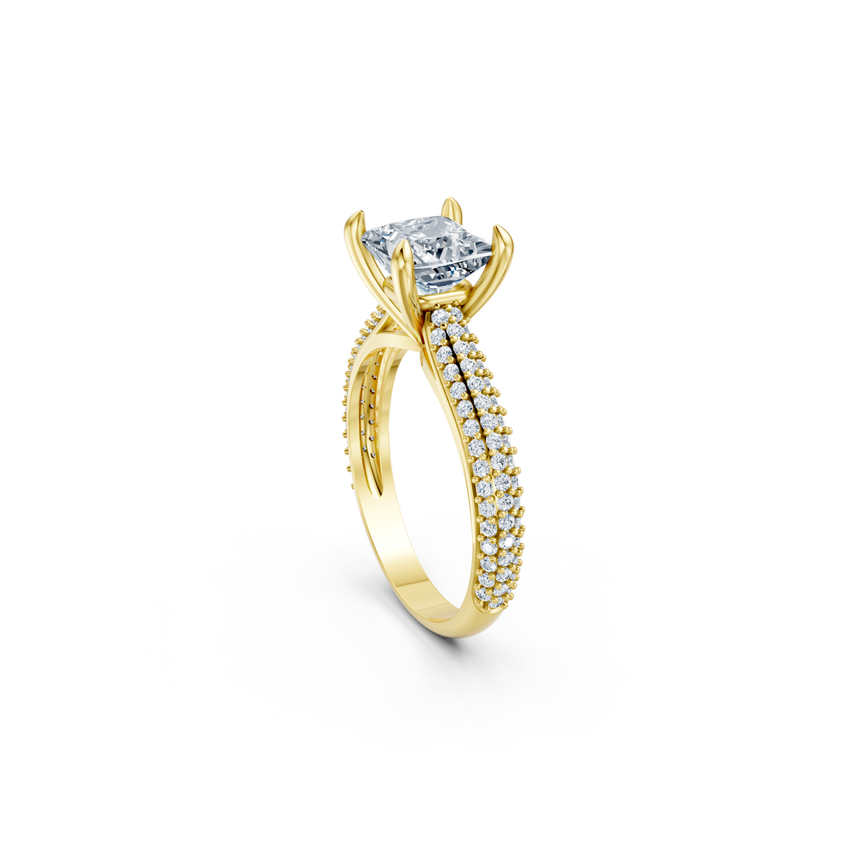 LH-663 — digital ring design render, view 1