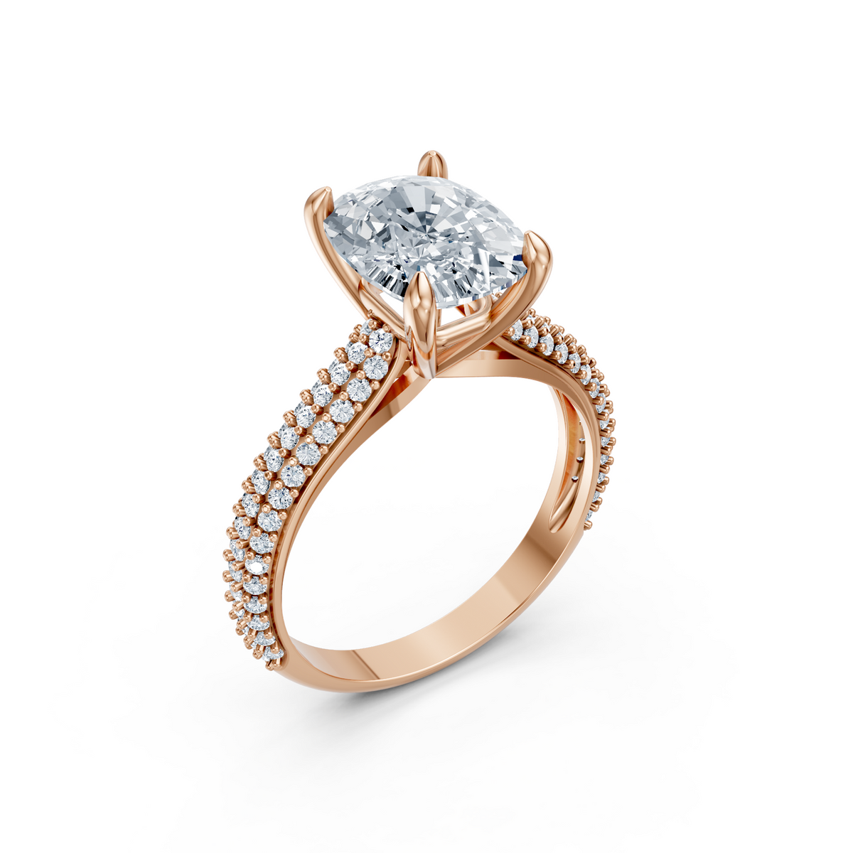 LH-664 — digital ring design render, view 1