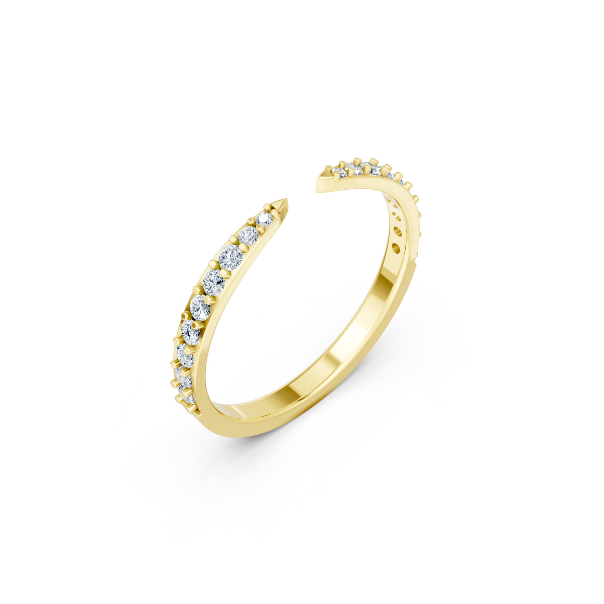 LH-665 — digital ring design render, view 1