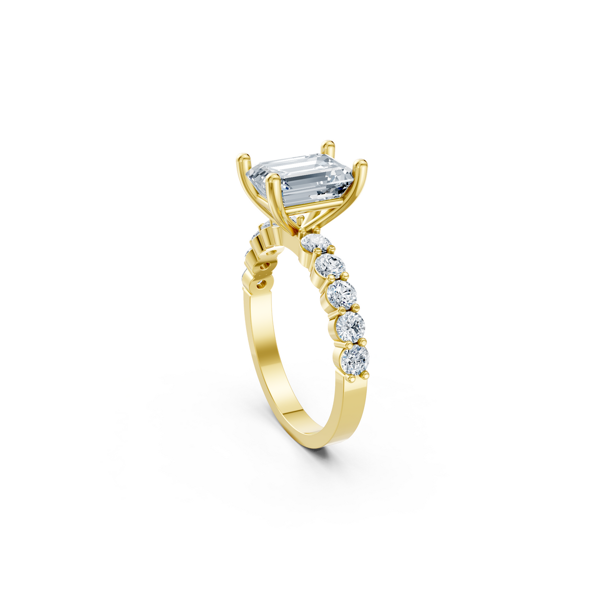 LH-671 — digital ring design render, view 1