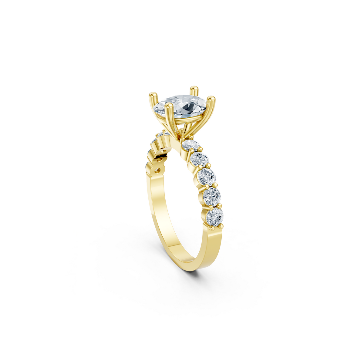 LH-672 — digital ring design render, view 1