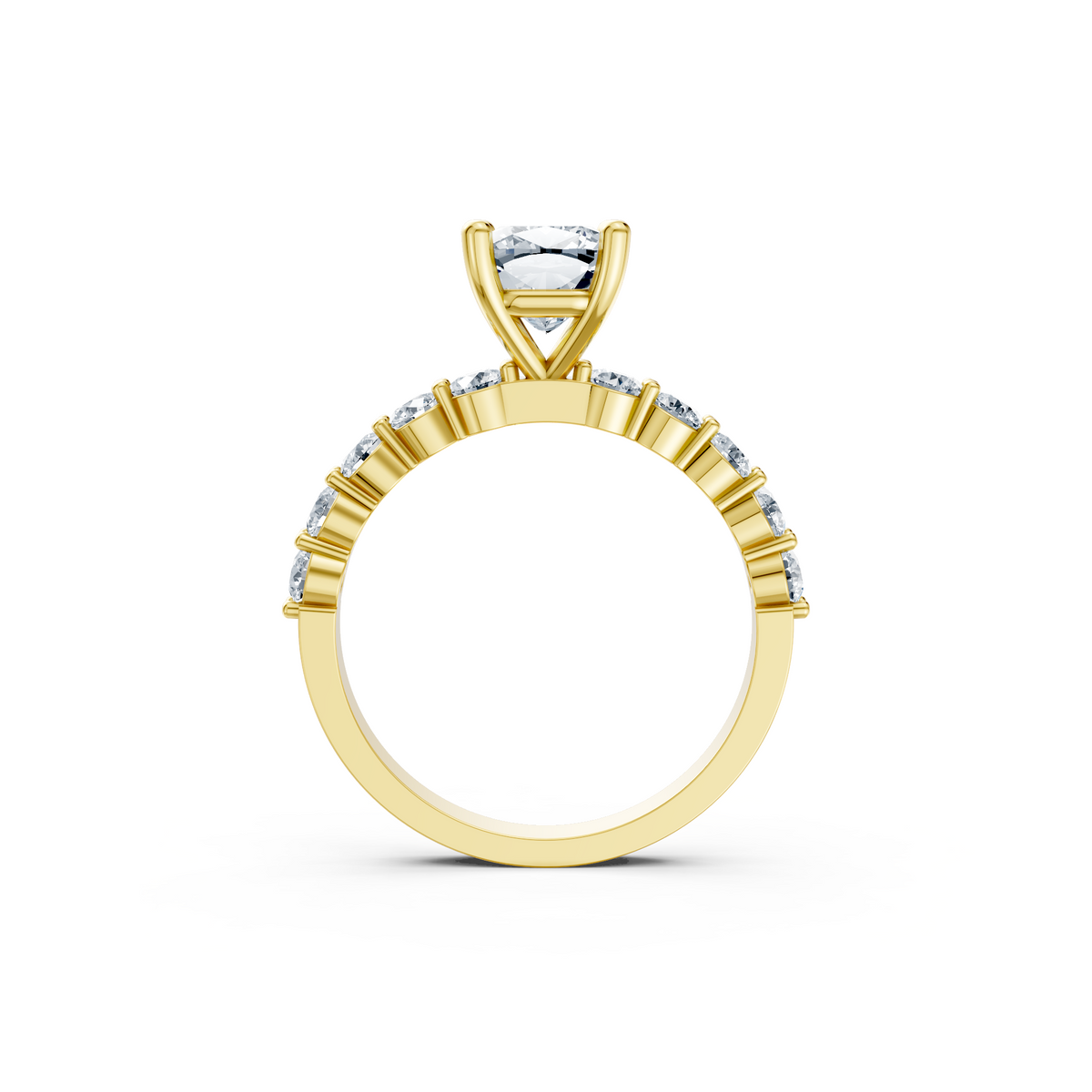 LH-673 — digital ring design render, view 1