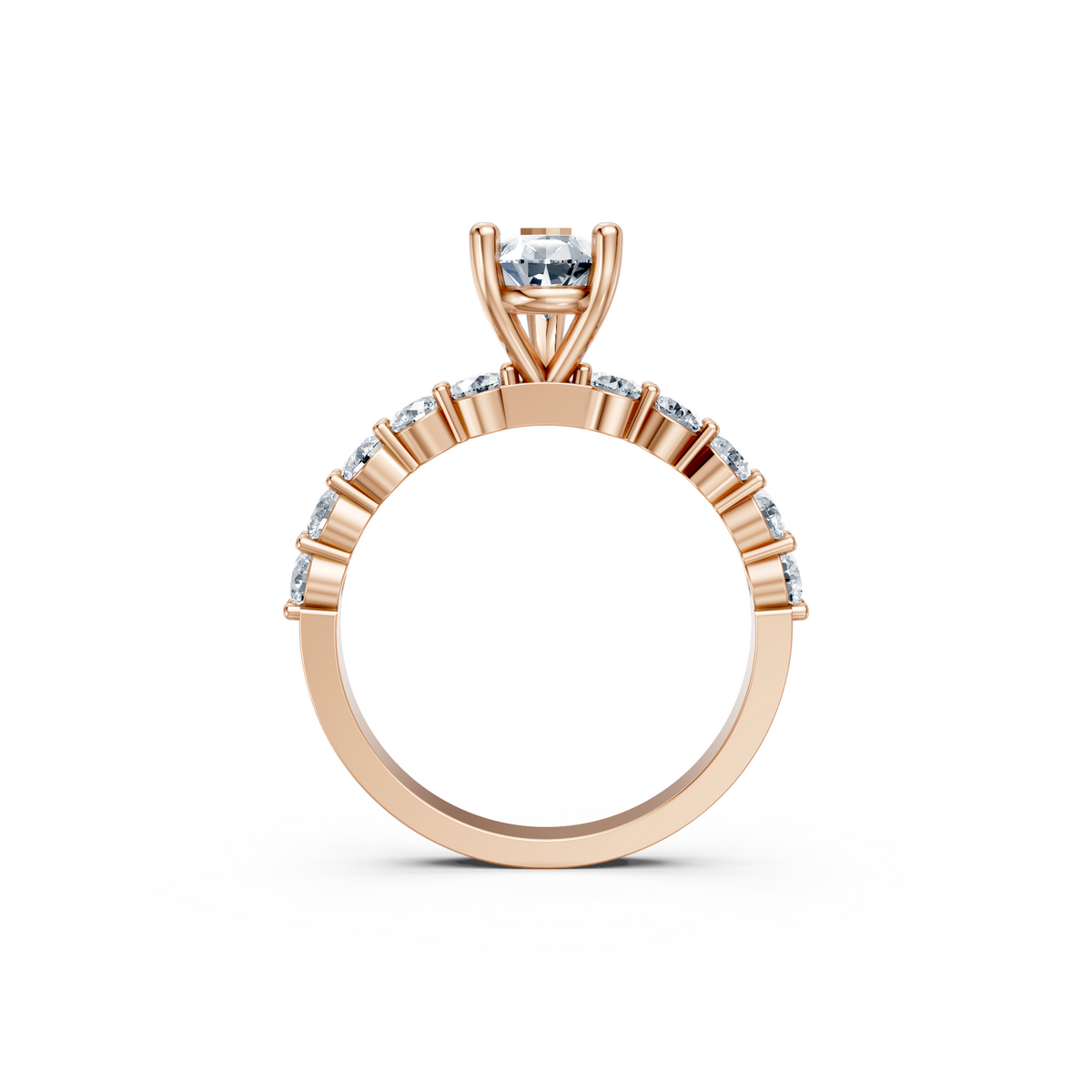 LH-674 — digital ring design render, view 1