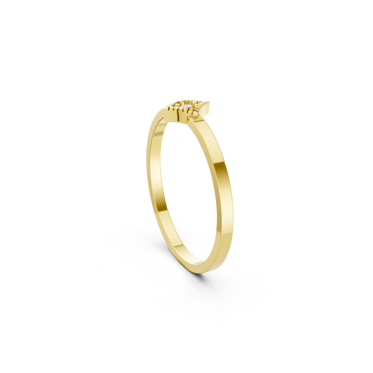 LH-689 — digital ring design render, view 1