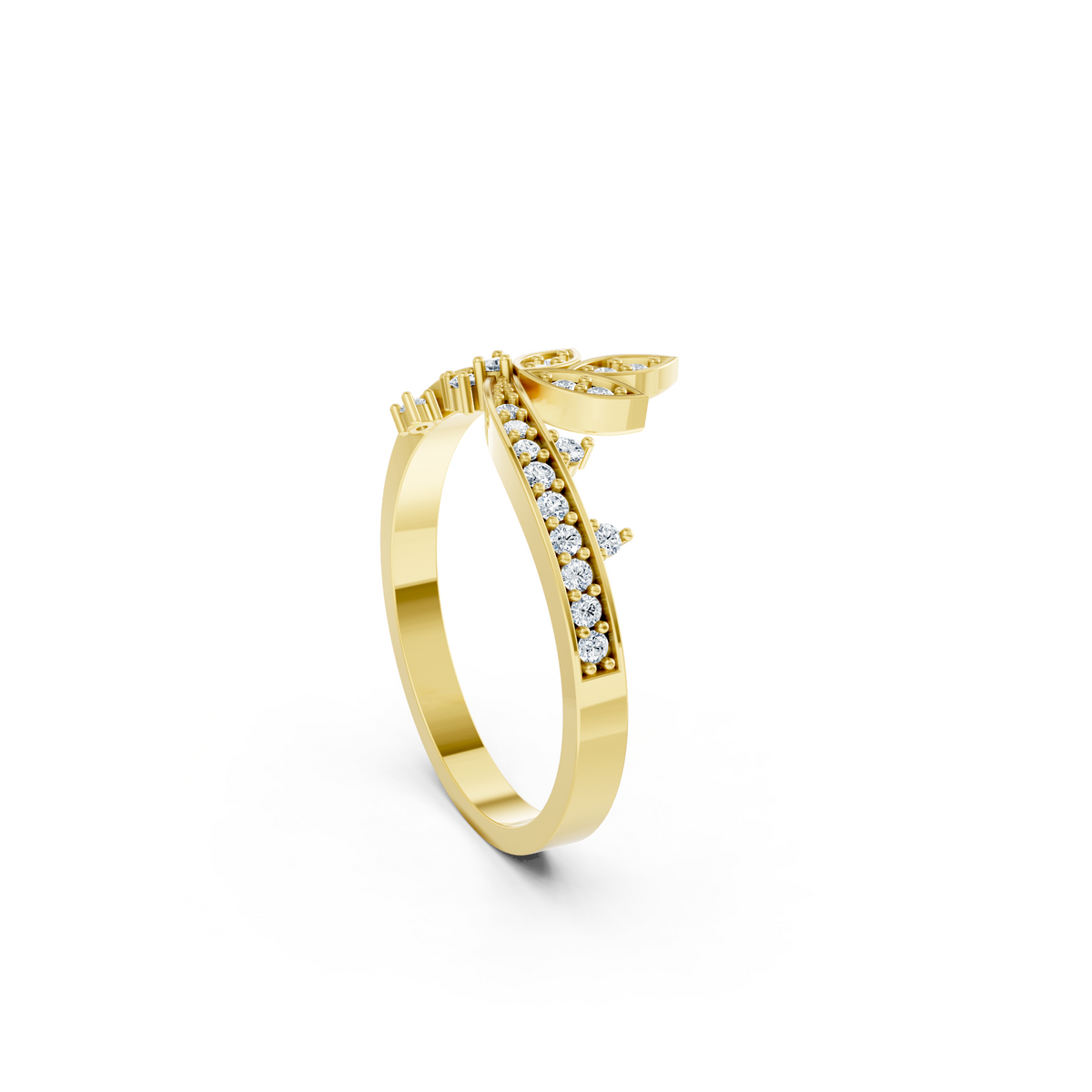 LH-695 — digital ring design render, view 1