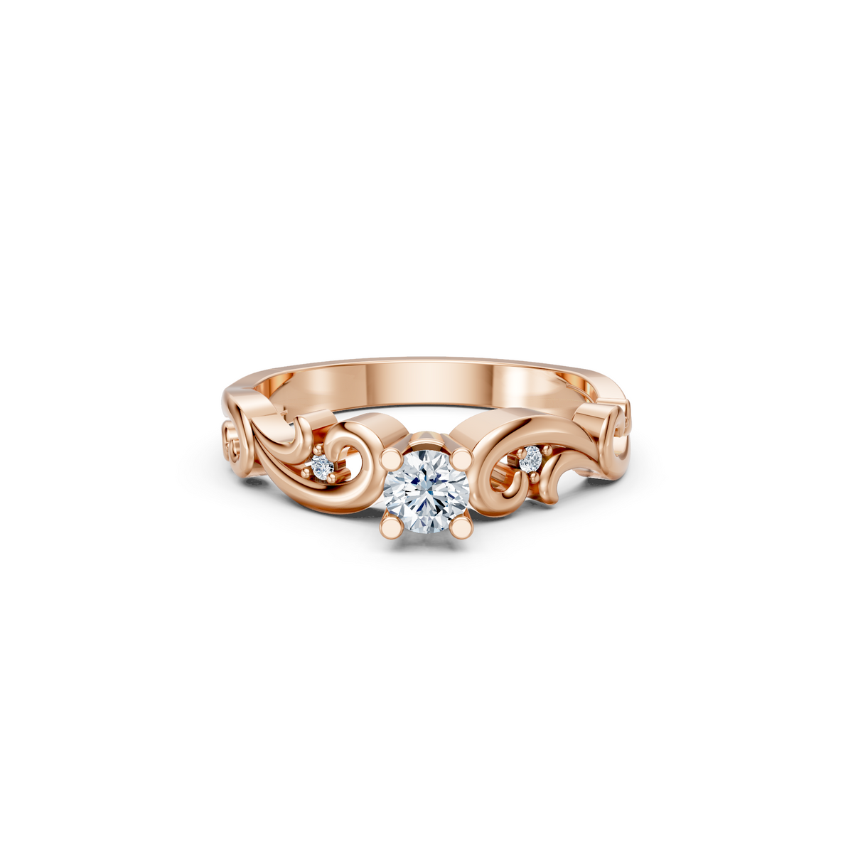 LH-707 — digital ring design render, view 1