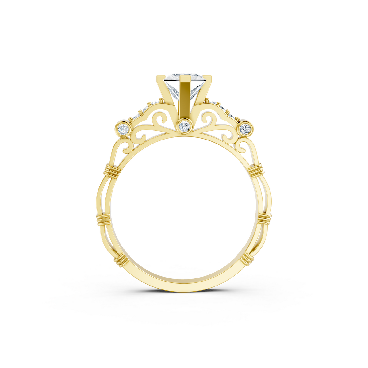 LH-708 — digital ring design render, view 1
