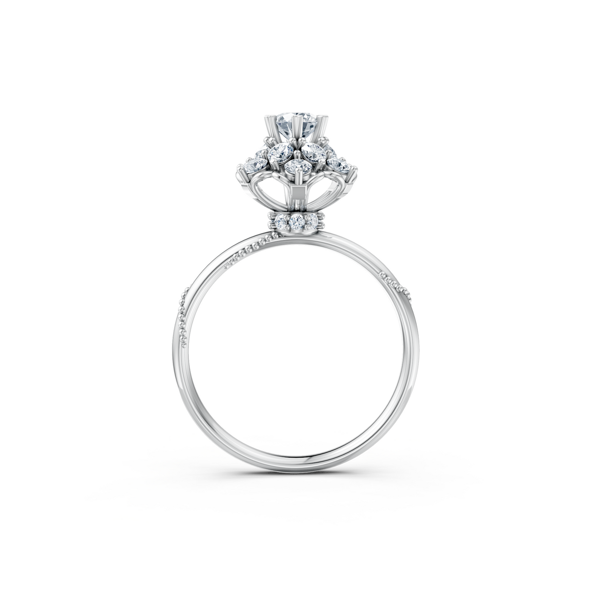 LH-713 — digital ring design render, view 1