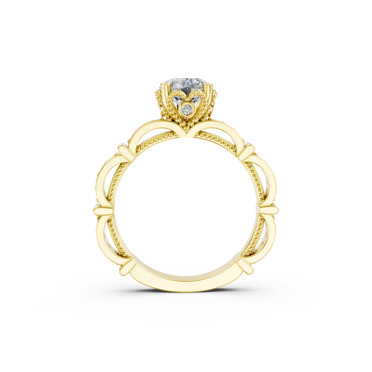 LH-718 — digital ring design render, view 1