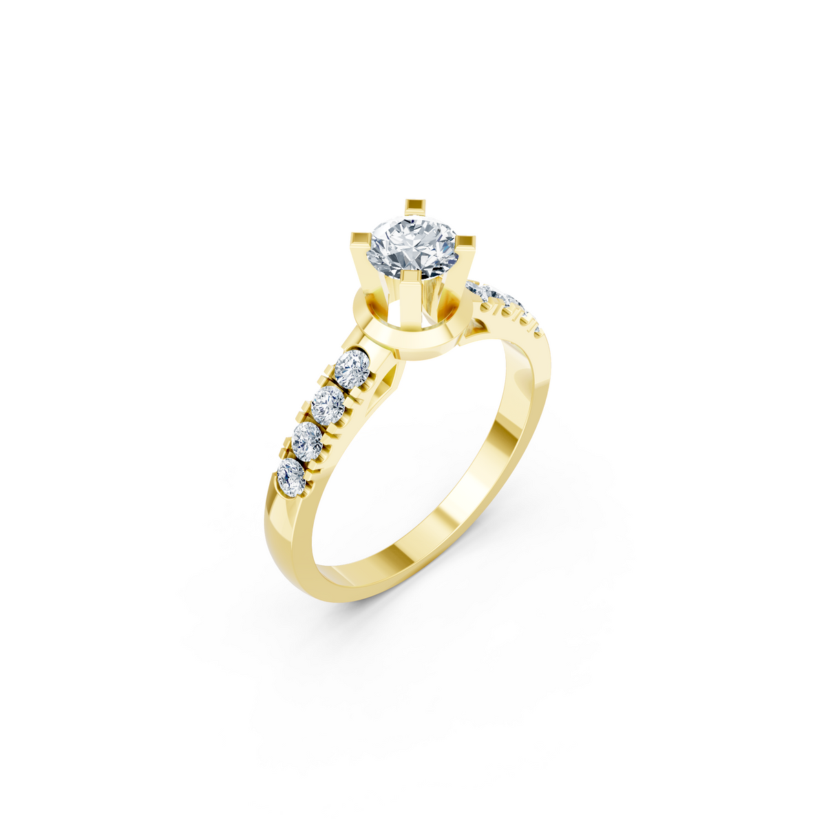 LH-722 — digital ring design render, view 1