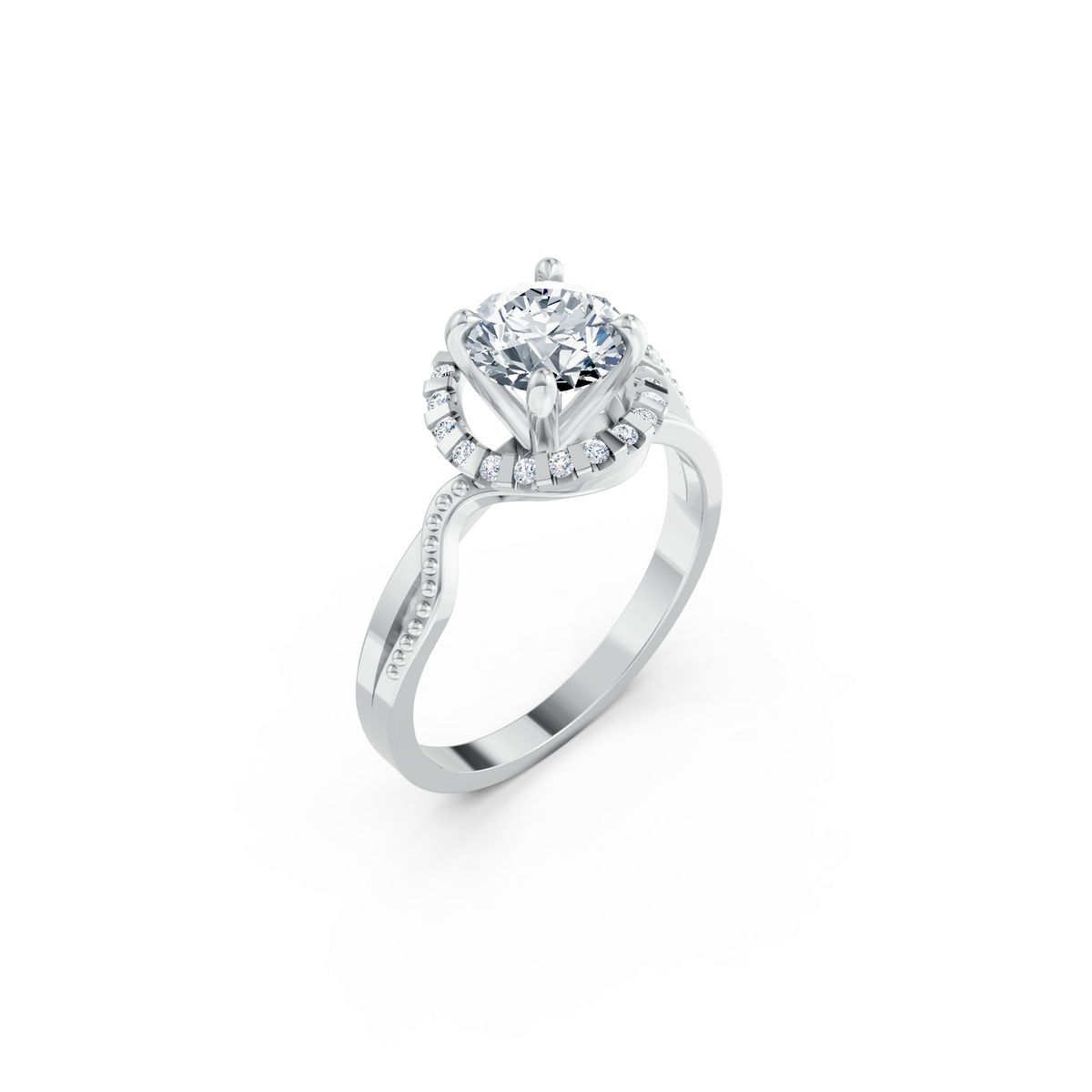 LH-727 — digital ring design render, view 1