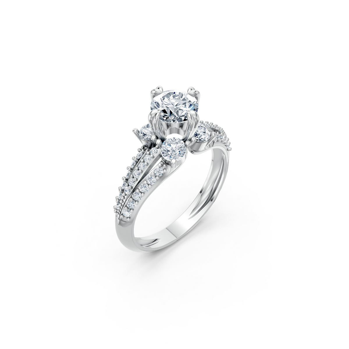 LH-730 — digital ring design render, view 1