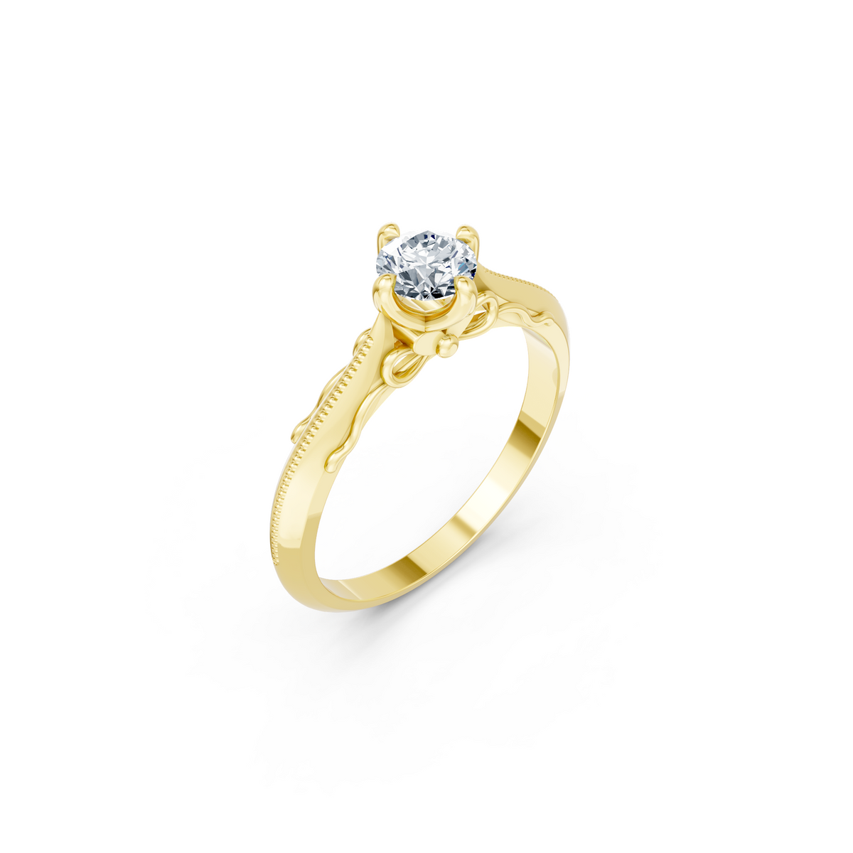 LH-735 — digital ring design render, view 1