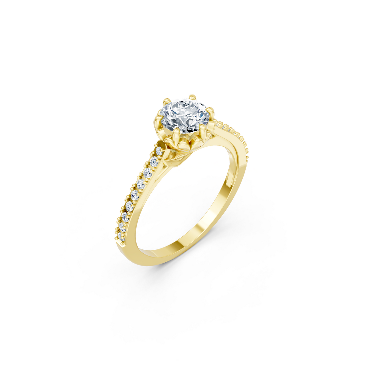 LH-737 — digital ring design render, view 1